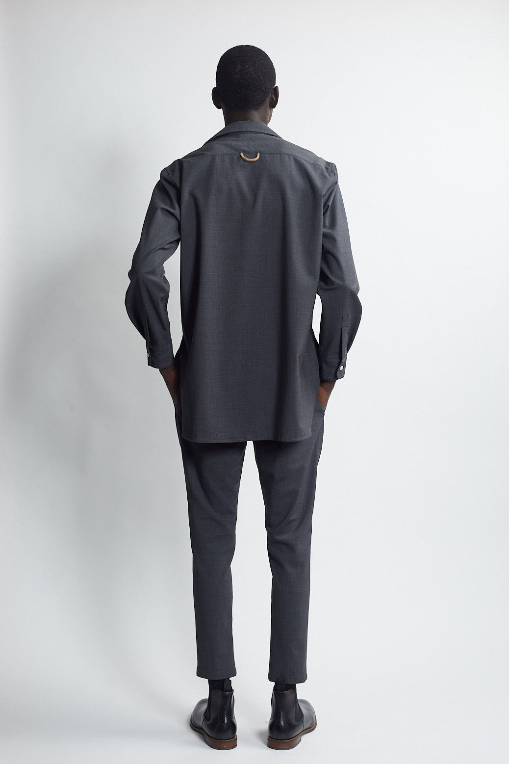 popover with collar - carbon