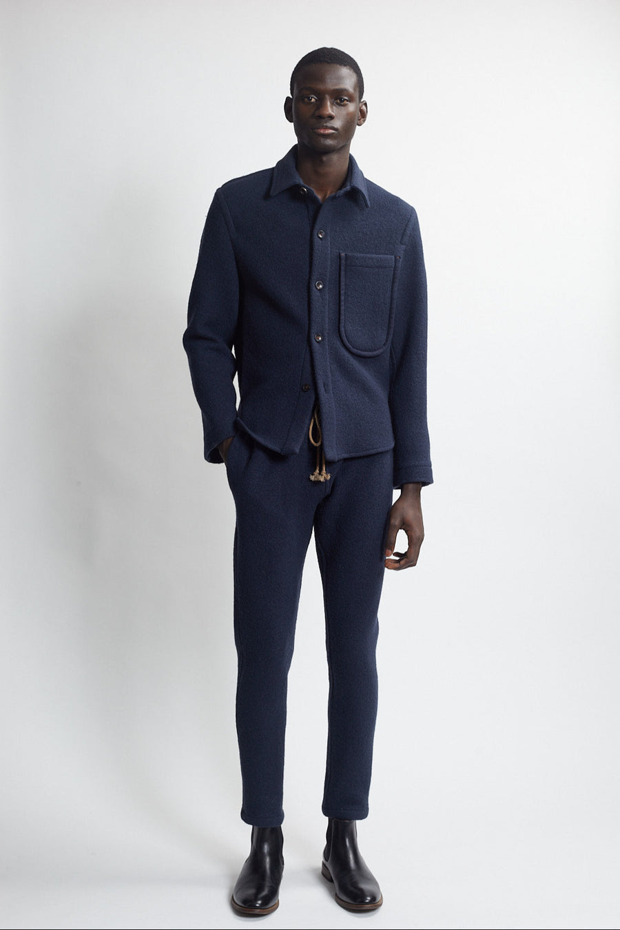 dock shirt jacket - navy