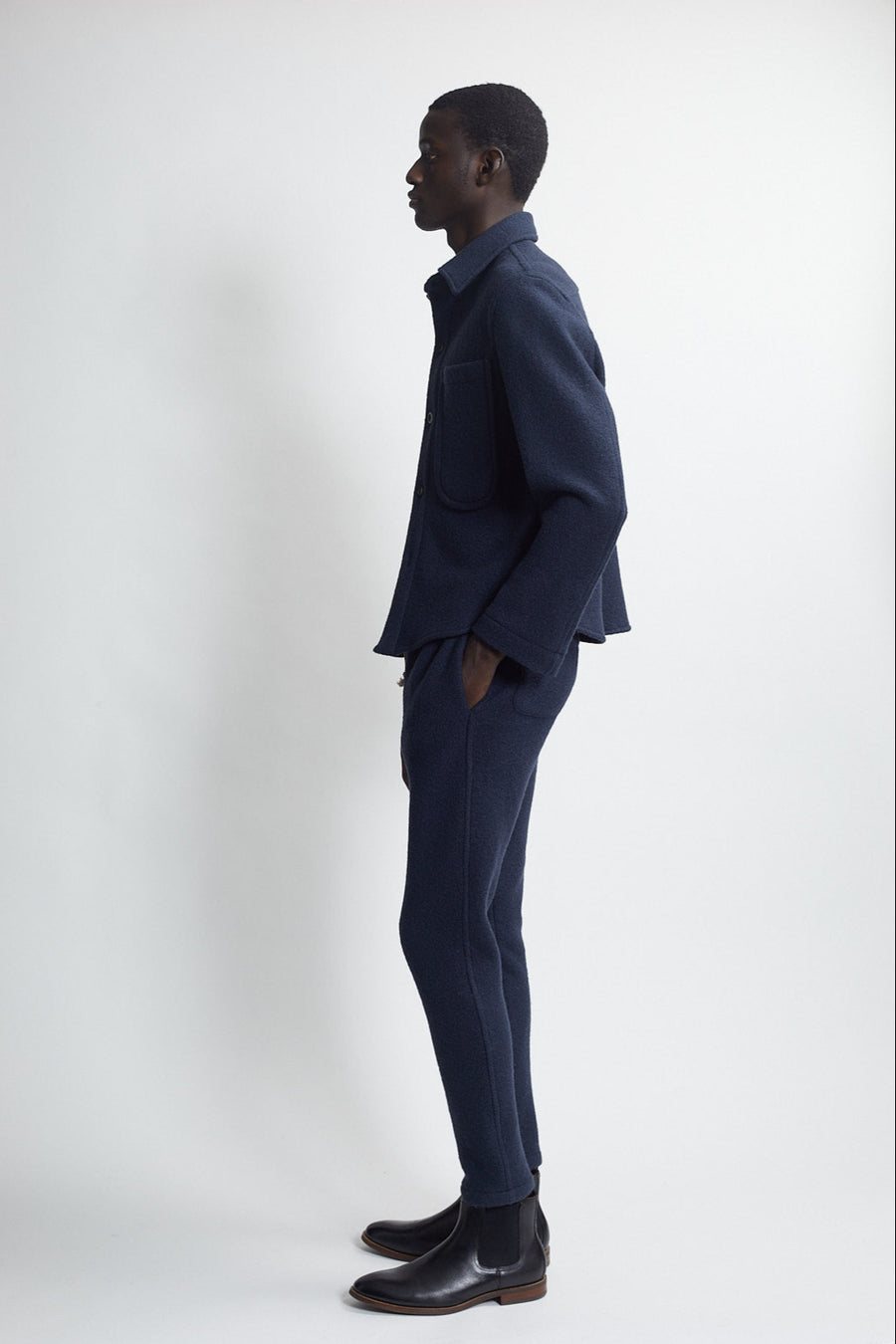 dock shirt jacket - navy