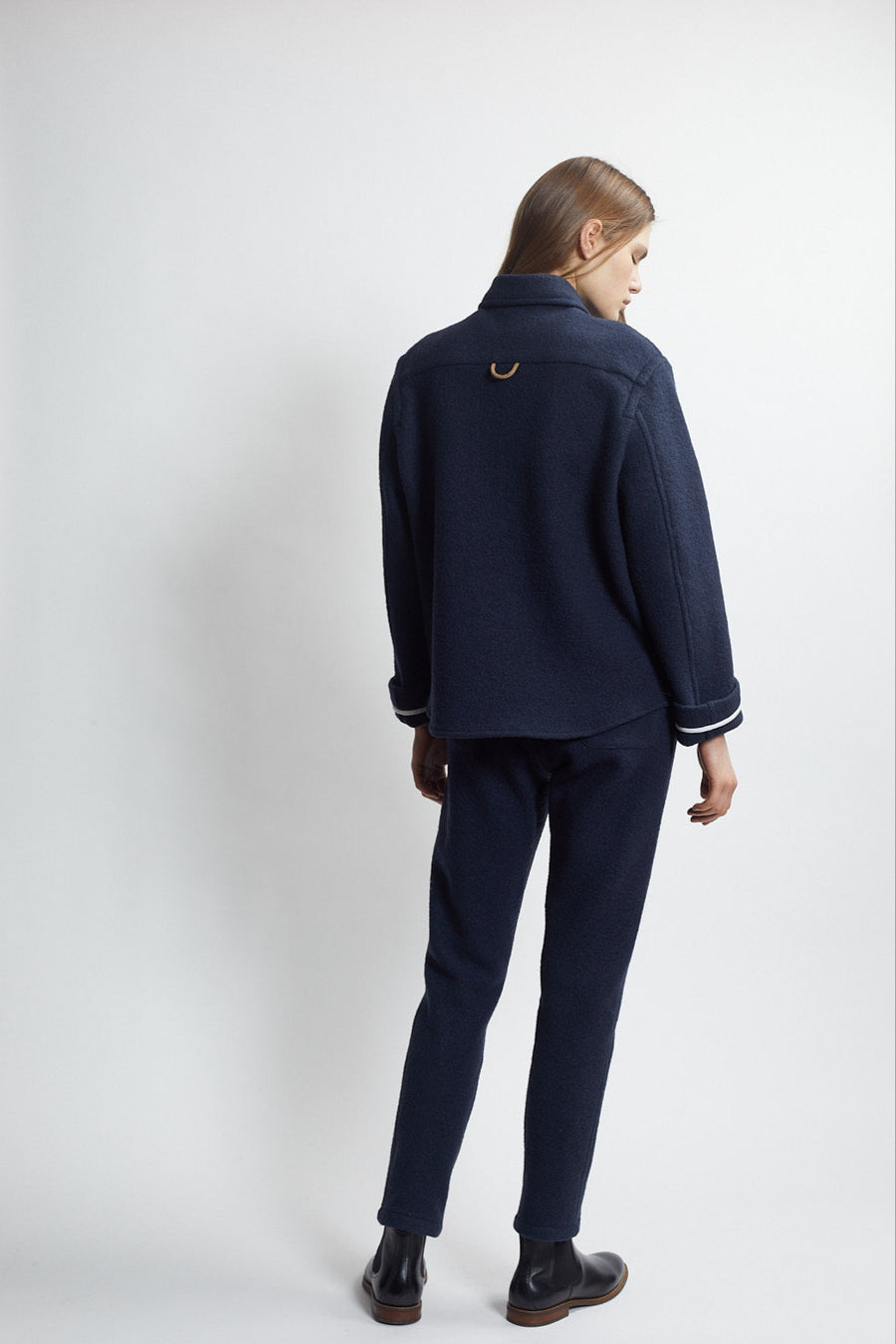 dock shirt jacket - navy