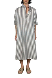 max caftan ash/salt stripe