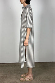 max caftan ash/salt stripe