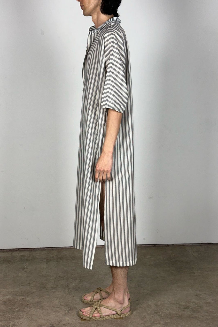 max caftan ash/salt stripe