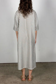 max caftan ash/salt stripe