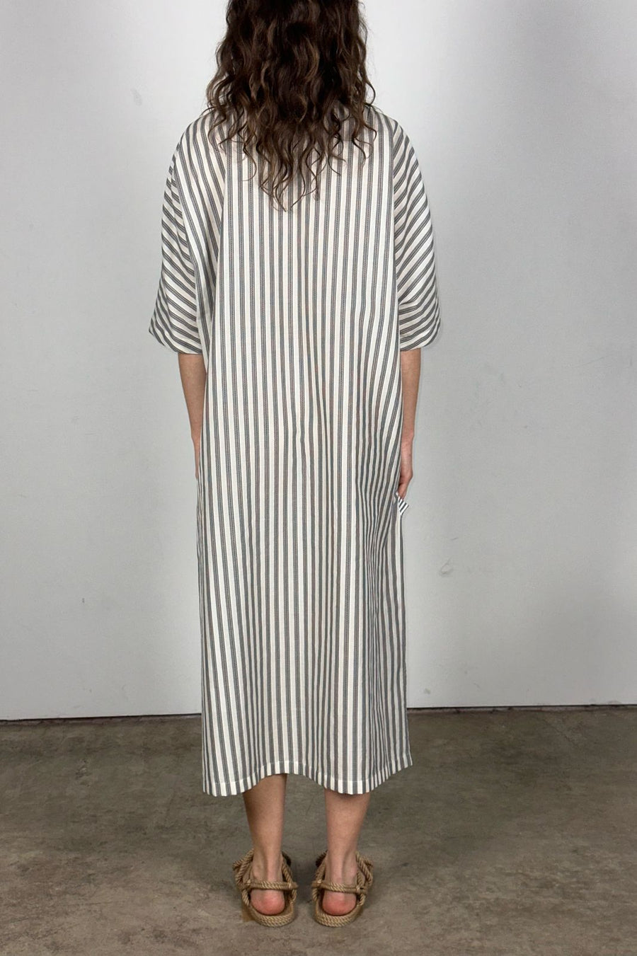 max caftan ash/salt stripe