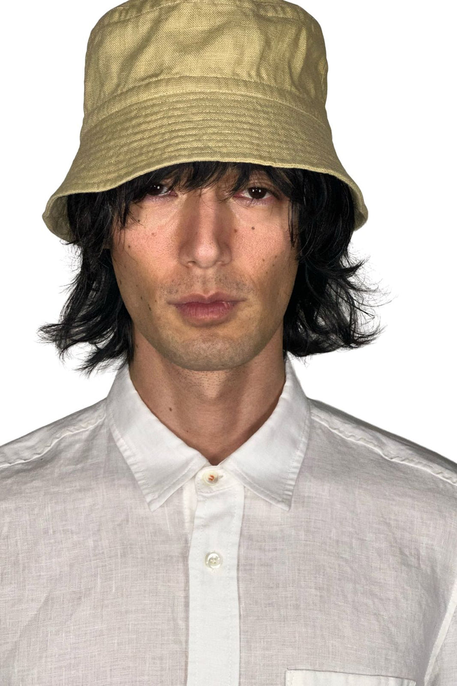 bucket hat in khaki