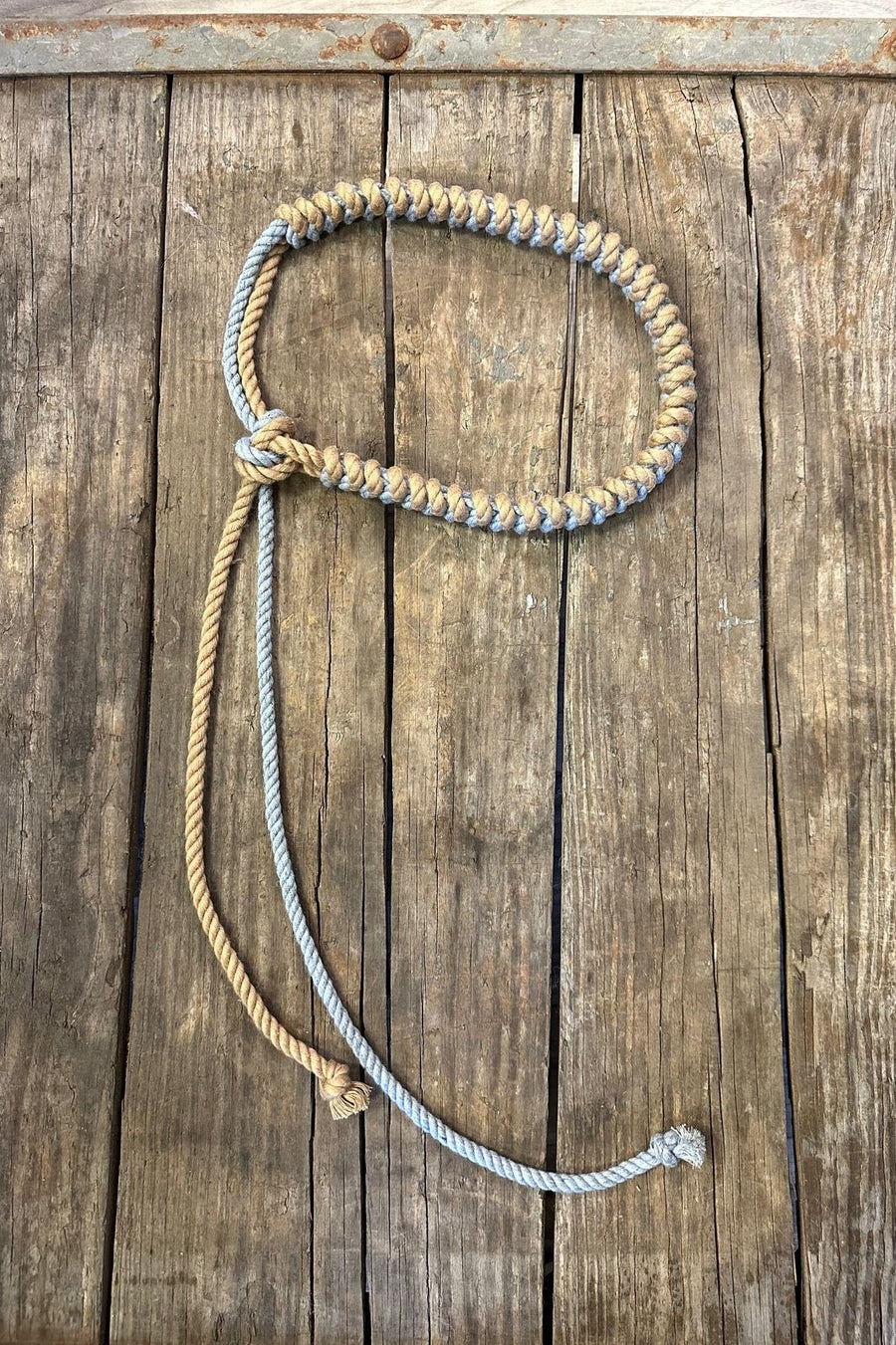 rope belt natural / sky