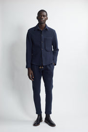 classic drawstring trouser - navy