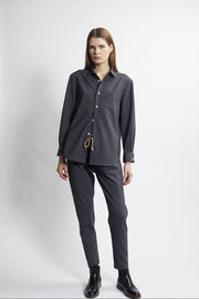 classic button down shirt - carbon
