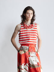 the-salting-double-cross-necklace-red/creme