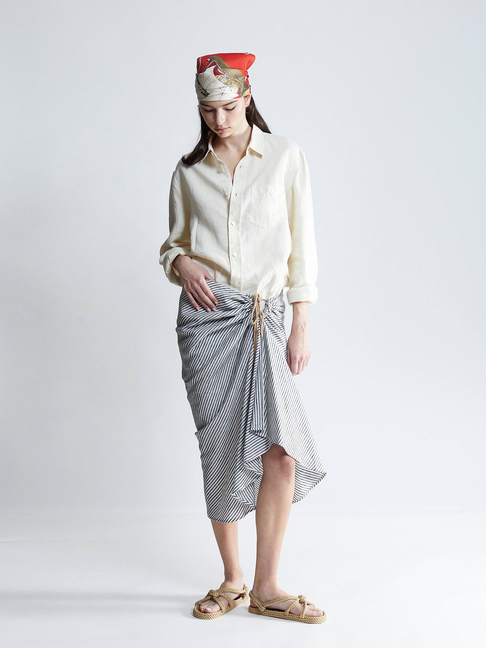 pareo - ticking stripe