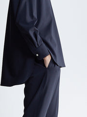 the-salting-classic-drawstring trouser-marine