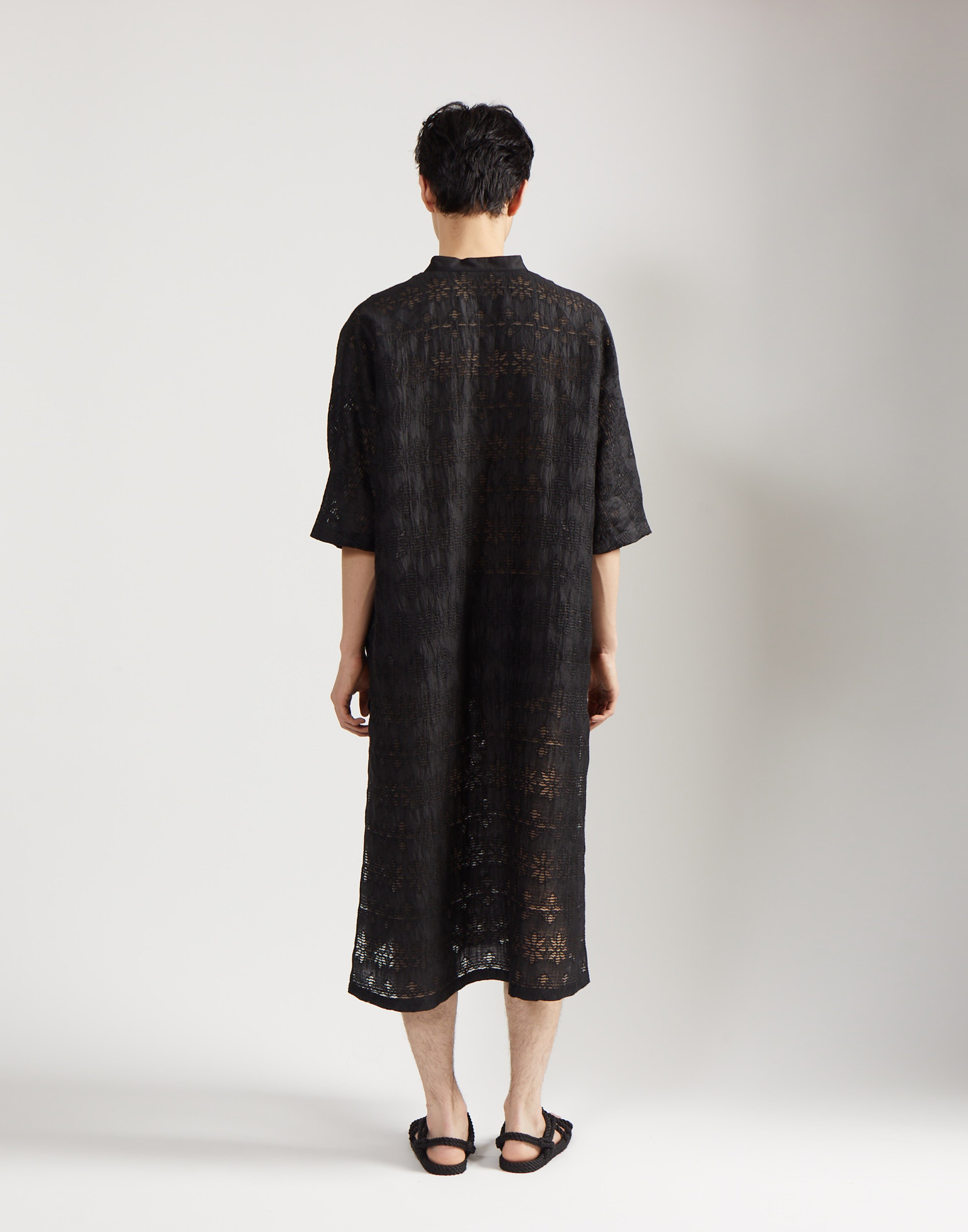 max caftan - onyx jacquard