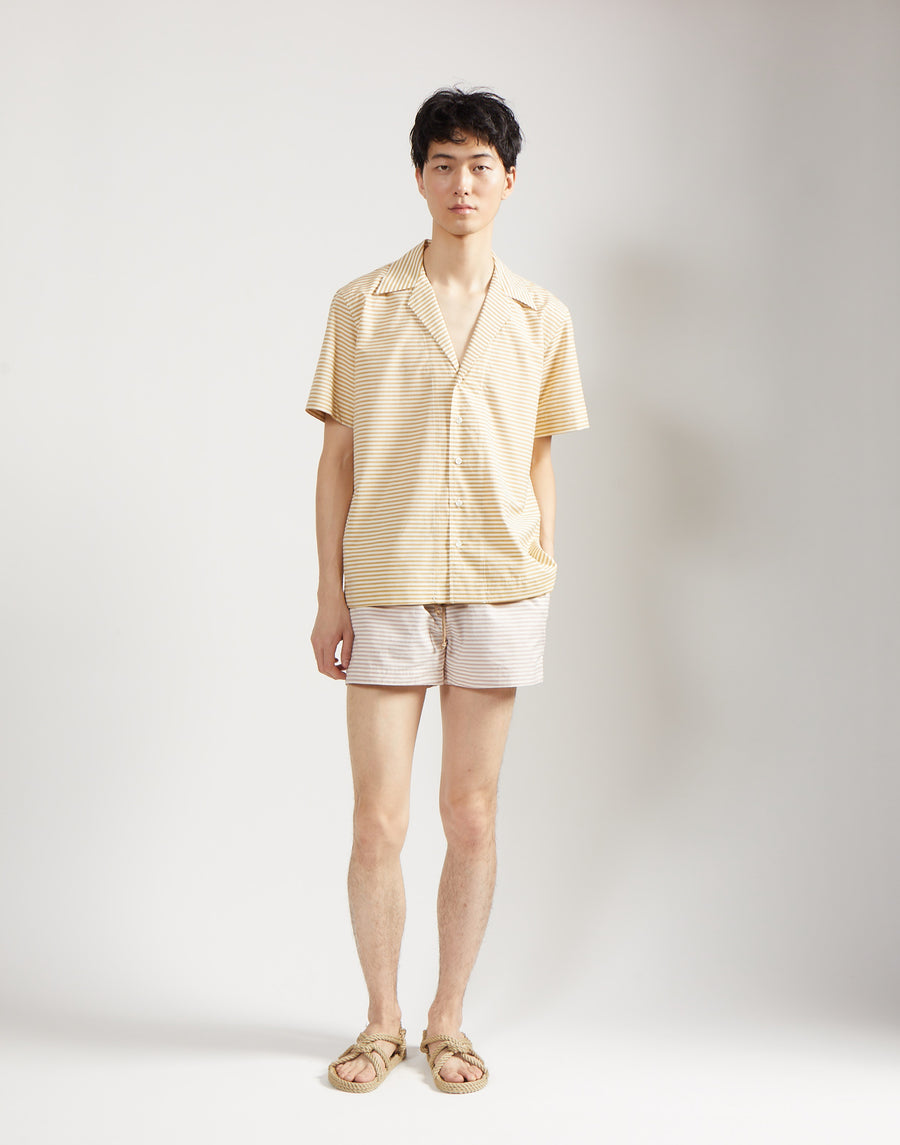 short short - pink cabana stripe
