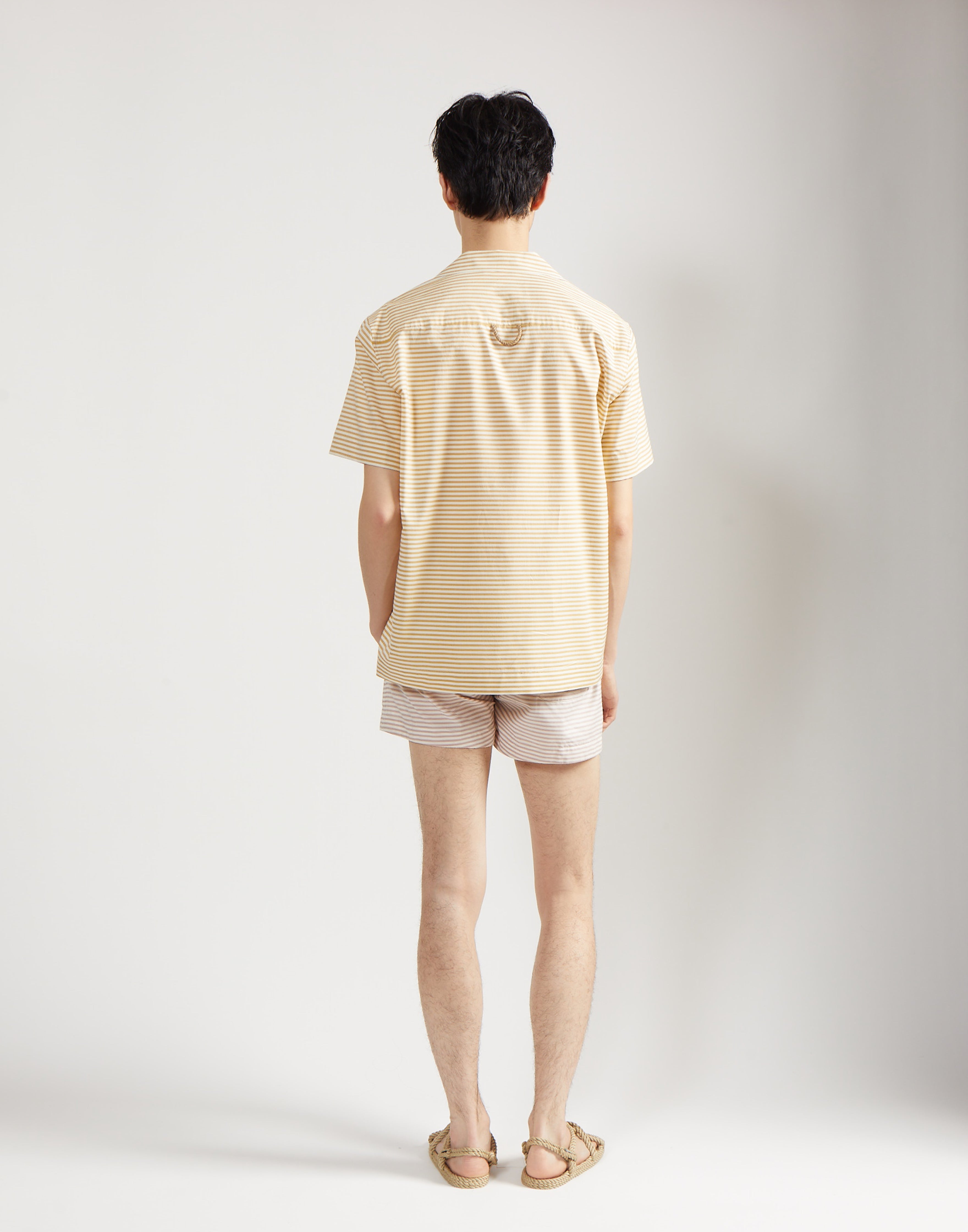 short short - pink cabana stripe