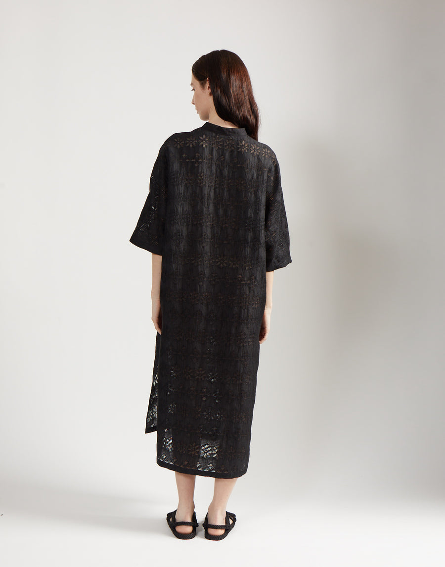 max caftan - onyx jacquard