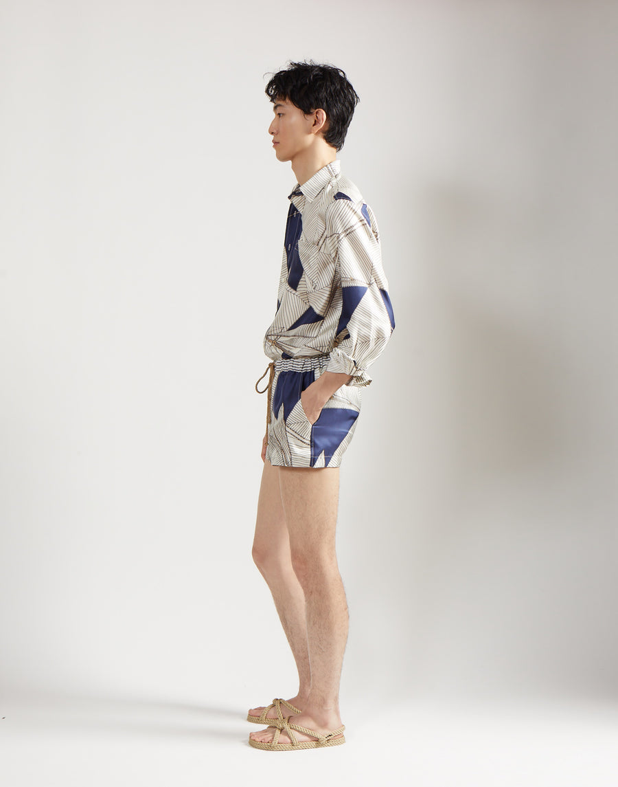 classic shirt - regatta print