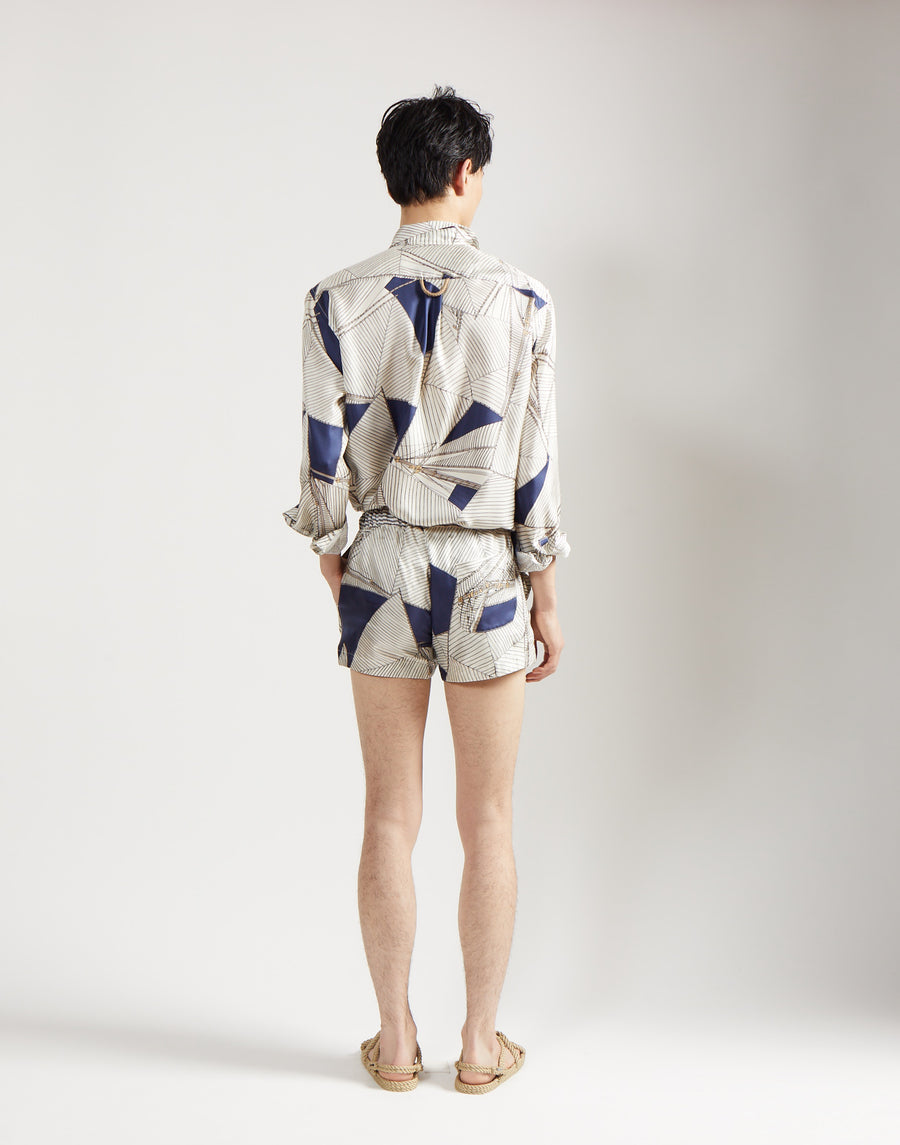 short short - regatta print
