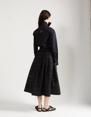 tie shirt - onyx