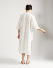 max caftan - ivory jacquard