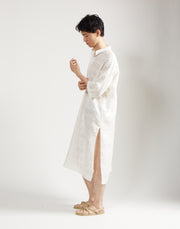 max caftan - ivory jacquard