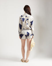 classic shirt - regatta print
