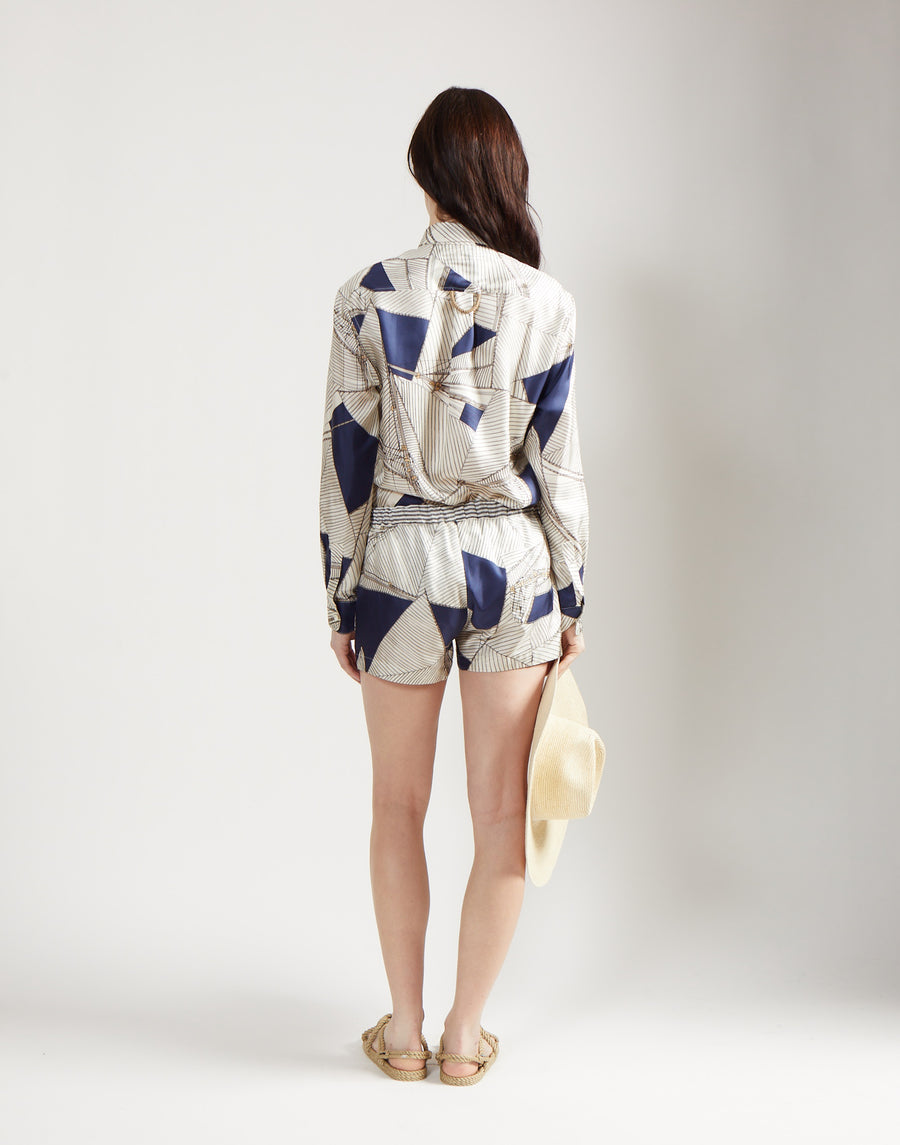 classic shirt - regatta print