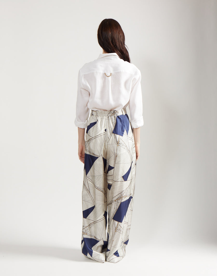 classic shirt - salt white irish linen