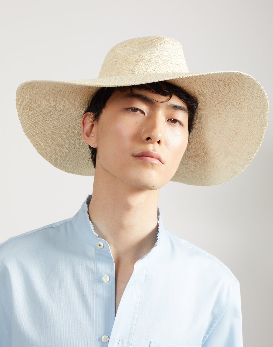the gardener hat - straw