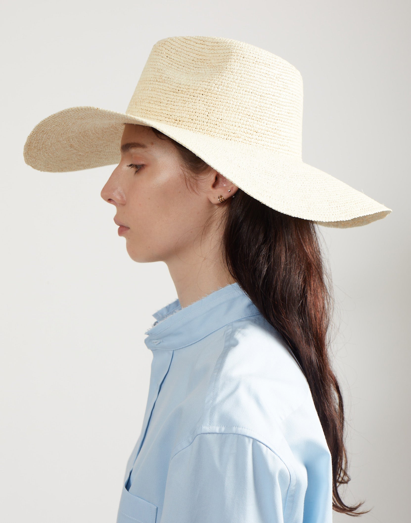 the gardener hat - straw