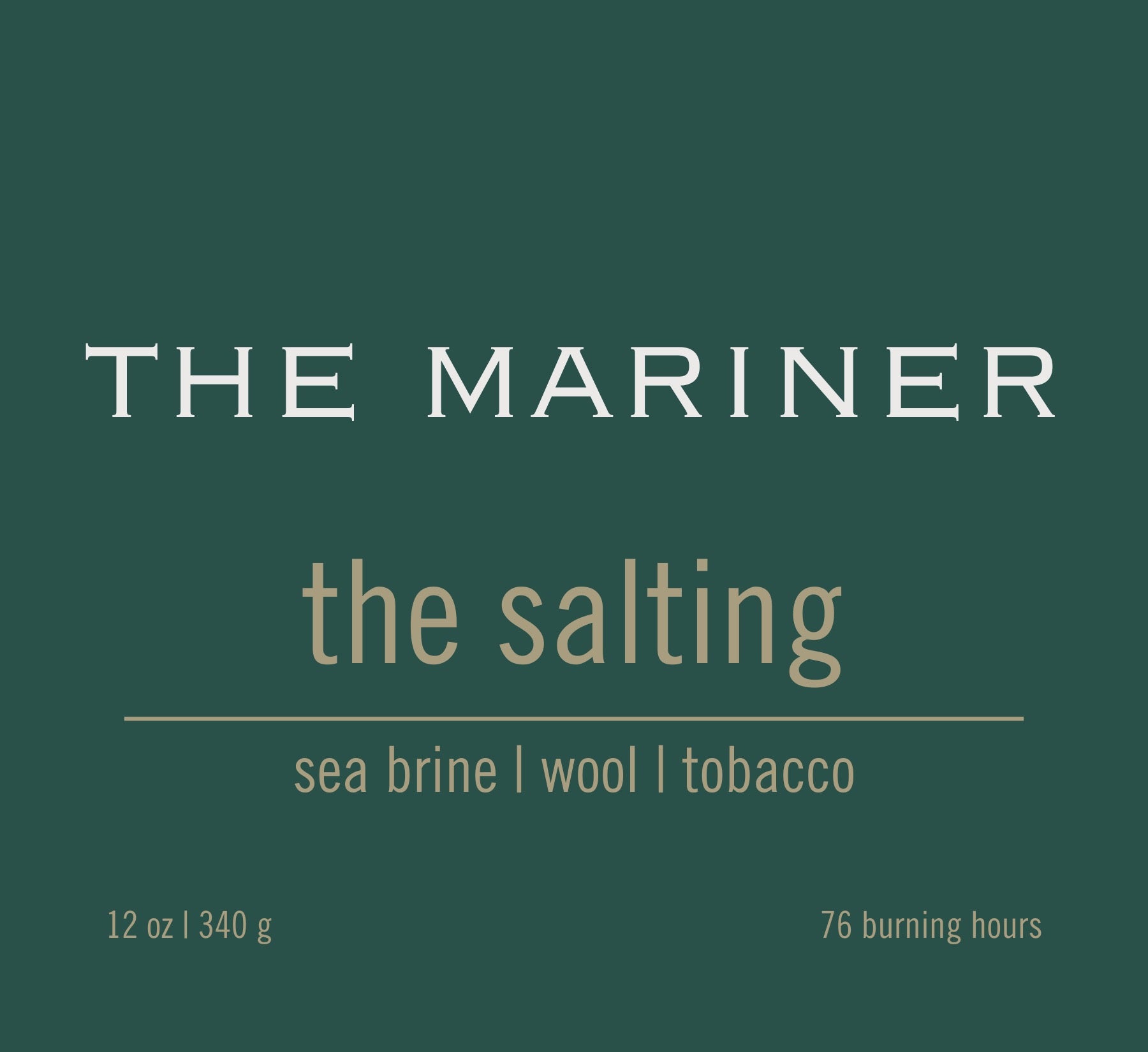 THE MARINER candle