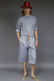 shirt sky cotton twill