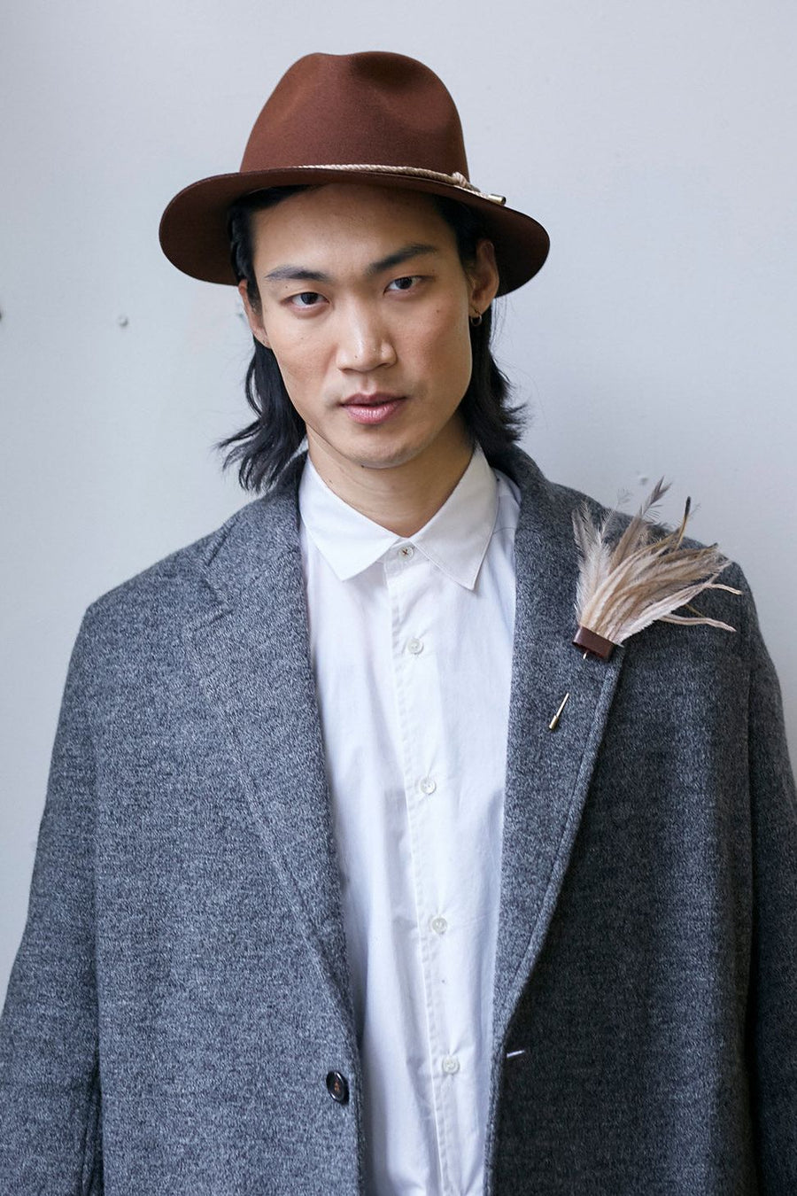 coat 1 charcoal melange